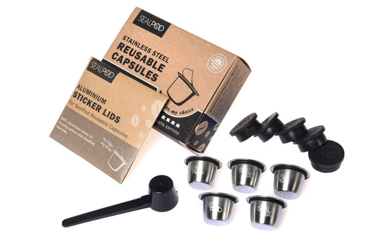 SealPod Refillable Coffee Capsules (for Nespresso®)